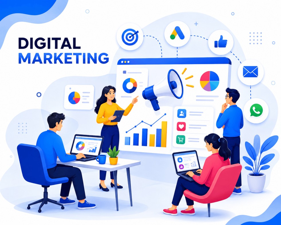 Digital marketing services by Blue Sun Info, Kalbadevi Mumbai Best Digital Marketing Agency in Mumbai – Blue Sun Info